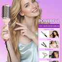 1300W Hair Dryer Brush,4 in 1 Blow Dryer Brush Anti-frizz Ceramic Titanium Barrel with ALCI Safety Plug Professional Salon Hot Air Brush for All Hair Types (Rosegold)