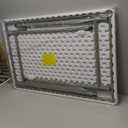 Folding Table 3ft Rectangular All-Occasion Plastic Folding Event Table for Indoor and Outdoor, Portable Desk, Camping, Durable and Stable, HDPE and Steel, Wide Application, White