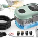 Steam Cleaner, 2500W High Pressure Multipurpose Steamer for Cleaning, 10S Fast Heat-Up 6 Gears Adjustment, Chemical-Free Handheld Steam Cleaner with 37.2OZ Large Tank for Home Kitchen Car Tile Carpet
