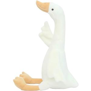 19.7" Goose Stuffed Animal Plush Toy,White Swan Stuffed Animal Toy Gifts for Kids