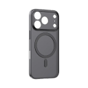 iPhone 17 Pro Case: [Compatible with Magsafe] Translucent Matte Cases with [Full Camera Protection] [Screen Protector] Military Grade Shockproof Protective Phone Cover - Black