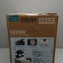 INTEX 2,100 GPH Krystal Clear Sand Filter Pump for Above Ground Pools, Swimming Pool Pump with Automatic Timer - Improved Circulation, Filtration, & Clarity
