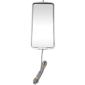 Stainless Steel Mirror, 7 x 16 inches, West Cost Mirror. With Heated Function.