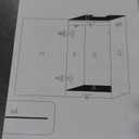 LANDEN Aquarium Wooden Stand and Cabinet for up to 20 Gal Tank, Fish Reptile Sea Salt Water Tank Stand, Nano Foam Leveling Mat Included, W17.7xD17.7xH31.49 in,Wooden Matte Black Painted (No Tank, Stand Only) (Black-Fig8_Inlet)