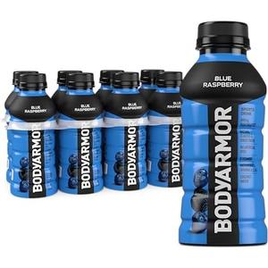 BODYARMOR Sports Drink Sports Beverage, Blue Raspberry, Natural Flavors With Vitamins, Potassium-Packed Electrolytes, No Preservatives, Perfect For Athletes, 12 ounce (Pack of 24), 