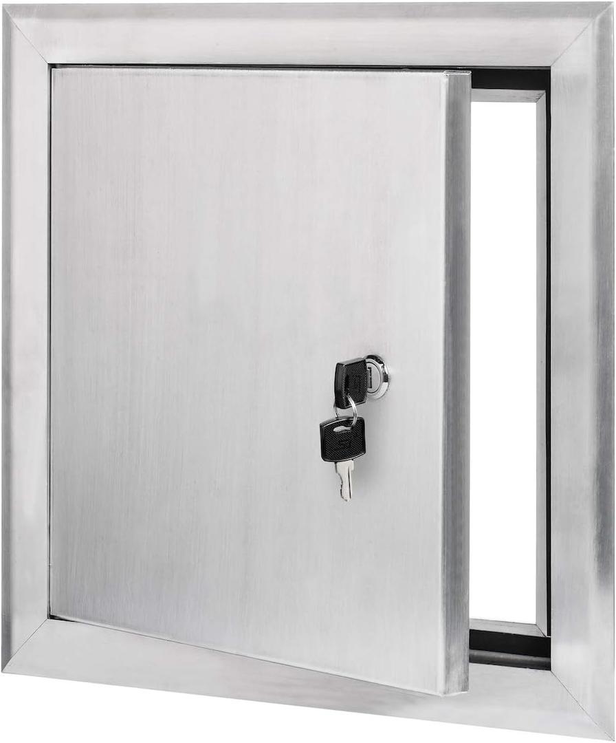 Premier 36x36 Universal Aluminum Access Panel Door with Keyed Latch, Insulated for Exterior Application Use, Wall or Ceiling Mounted for Drywall, Plumbing, Electrical, 2400 Series