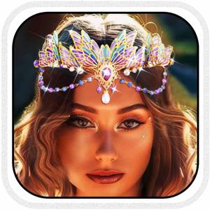 Yean Butterfly Tiaras Purple Fairy Crown Fairy Costume for Women