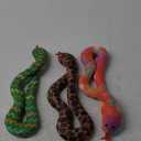 CiyvoLyeen Snake Catnip Toys Kitten Supplies Interactive Catnip Toys for Indoor Cats Snakes Cat Toy Novelty Gift for Cat Lovers Dental Health Chew Catnip Toy for Cats Set of 3
