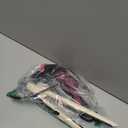 Hair Straightener 1 Inch Flat Iron and Curler 2 in 1 Titanium Ceramic Ionic Dual Voltage Straightener with Heat-Resistant Silicone, for Less Frizz, Shinier & Smoother (Beige)