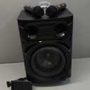 EYTSE Karaoke Machine with 2 Wireless Microphones, Portable Big BT Party Speaker with 250W Peak Power, PA System with Disco Ball LED Lights, Tablet Lyrics Display Holder, Rolling Wheels and Trolley