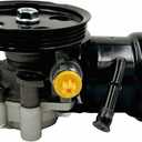 Power Steering Pump with Pulley and Reservoir Compatible with 1996-2001 Toyota Tacoma, 1996-2000 4Runner 2.4L 2.7L Gas