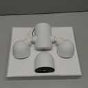 Google Nest Cam with Floodlight - Outdoor Camera - Floodlight Security Camera, White, 1 Count (Pack of 1)