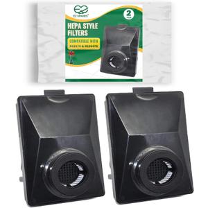 EZ SPARES Compatible With Rainbow E2 HEPA Style Filters for E2-Series,Part R12179 & R12647B Attachment,Washable and Reusable(2PACK)