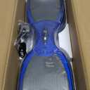 Hoverstar Bluetooth Hoverboard with LED Wheels Chrome Color Self Balance Scooter for Kids, Teenager (Chrome Blue)