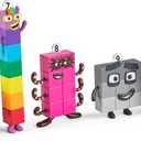 hand2mind Numberblocks Friends Six to Ten Figures  Official Licensed Character Action Figure Set, Numbers and Counting Figurines, Pretend Play Toys, for Kids Ages 3, 4, 5, 6, 7