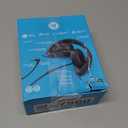 JLab Studio Wired On-Ear Headphones, Black, Tangle Free Cord, Ultra-Plush Faux Leather with Cloud Foam Cushions, 40mm Neodymium Drivers with C3 Sound (1 Pack)