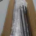 TENGCHANG 40" Hairpin Legs Bar Table Legs 3-Rod Heavy Duty Desk Legs DIY Metal Solid Steel Furniture Legs for Dining Desk Coffee Table Bench, Black, Set of 4