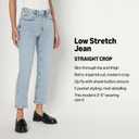 Amazon Essentials Women's High-Rise Straight Leg Jean (Blue)