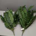Nearly Natural 40IN Artificial Boston Fern Large Hanging Plant, Set of 2 Artificial Ferns that Look Real for Home Dcor