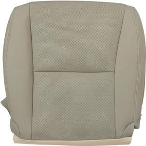 SecosAutoparts Driver Perforated Leather Bottom Replacement Seat Cover Light Tan Compatible with Lexus RX350 RX450h 2010 2011 2012 2013 2014 2015