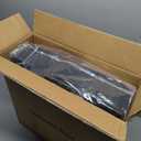 Umbrella Base Outdoor Patio Umbrella Stand with Wheels Fillable 125lb Heavy Duty Mobile Base Weighted Rolling Stand - Black