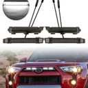 LED Grill Lights for 2020 2021 2022 2023 2024 Toyota 4Runner Grille Raptor Lights Fits SR5 TRD Off-Road Sport Limited,White 4pcs