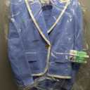 Women's One Button Framed Blazer & Flounce Skirt, 2pc Set, Size 8