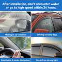 Window Rain Guards for 2014-2020 Nissan Rogue(Exclude Rogue Sport Models), Window Visor Guard Vent Wind Shade Deflector Rain Shield Protector Sun Visor for 14-20 Nissan Rogue, Outside-Mount, 4PCS