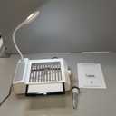 BQAN Nail Dust Collector for Nails Salon, 60w Extractor Vacuum Dust Collector Powerful Nail Fan, with 1pcs Nail dust Brush, Hand Cushion, and Lamp