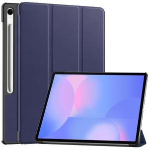 Ratesell Lightweight Trifold Smart Case for Samsung Galaxy Tab S10 FE+/ S10 FE Plus 2025 13.1 Inch, Auto Wake/Sleep Cover with Stand Navy Blue