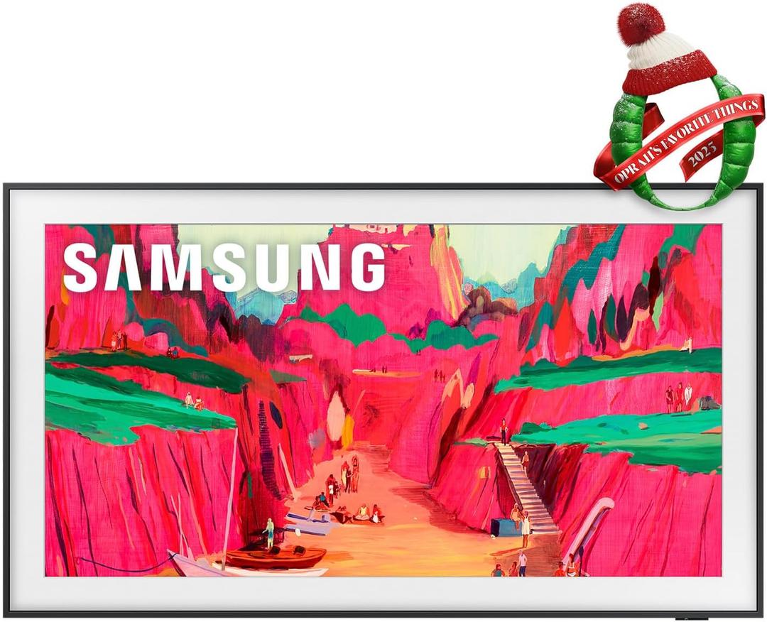 Samsung 65-Inch Class The Frame Pro LS03FW 4K Neo QLED Mini LED Smart TV (2025 Model) Slim Fit Wall Mount, Modern Frame Design, Wireless One Connect, NQ4 AI Gen3 Processor, Art Mode, Alexa Built-in