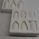 Set of 12 White Ceramic Vase for Pampas Grass Flowers, Japandi Small Vases in Bulk for Wedding Centerpieces, Shelf and Table Decorations, Living Room and Bedroom Decor, DIY Gift