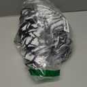 WILLBOND 104 Pieces Iron On Letters Chenille Letter Patches 3.1inches A-Z Alphabet Patches for Clothing Preppy Sew Embroidered Repair Fabric Jacket Jeans Bag (White with Black Edges)