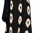 PRETTYGARDEN Women's 2026 Summer One Shoulder Maxi Dress Printed Flowy Boho Long Sundresses Spring Beach Vacation Clothes (Black Apricot Floral, Small)