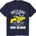 Kids Ring Bearer Gifts for Boys Get A Load of This Truck Wedding T-Shirt XS
