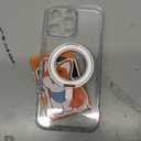 CANSHN 360 Spin Magnetic Stand for iPhone 16 Pro Max Case with Camera Control [Full Camera Protection] [Compatible with Magsafe] Non-Yellowing Shockproof Protective Phone Cover 6.9" - Clear