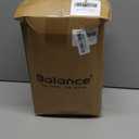 BALANCE Cat Bed Kitten Bed, Washable Round Cat Beds for Indoor Cats, Super Soft Plush Faux Fur Pet Bed for Puppy and Kitten with Anti-Slip Bottom (Grey)