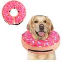 Supet Inflatable Dog Cone Collar Alternative After Surgery, Doggie Neck Donut Collar Recovery ECollar, Soft Dog Cone for Small Medium Large Dogs