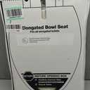 KOHLER 20110-96 Brevia, Slow Close Toilet Seat, Elongated Toilet Seat, Grip-Tight Bumpers Quick-Attach Hardware, Biscuit