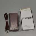 Wallet Case for iPhone 13 Pro Max with Card Holder/Crossbody Wallet/Strap| RFID Blocking | Magnetic | Kickstand | Detachable | PU Leather Phone Case for iPhone 13 Pro Max,6.7 in,Brown