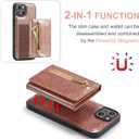 Phone Case for iPhone 14 6.1 inch Wallet Cover with Tempered Glass Screen Protector and Credit Card Holder Slot Glitter Stand Leather Cell iPhone14 5G i i-Phone i14 iPhone14case Women Girls Pink