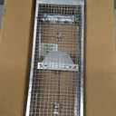 Humane Rat Trap, Large 2-Door Mouse Traps That Work for Indoor Home and Outdoor, Small Rodent Chipmunk Squirrel Trap and Other Live Animal Cage Catch and Release, Silver, 1 Pack