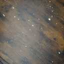 Round Bar Table Set of 4, Counter Height Pub Table, Bar Height Cocktail Table, Versatile Use, for Dining Room, Kitchen, Bar, Pub, Cafe, Rustic Brown and Black BT10L4BR