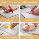 Titanium Cutting Board-Pure Titanium Cutting Boards For KitchenDouble-Sided Metal Cutting Board with Juice Groove, Separates Meat and Vegetables, Dishwasher Safe (Pattern 1410 Inch)