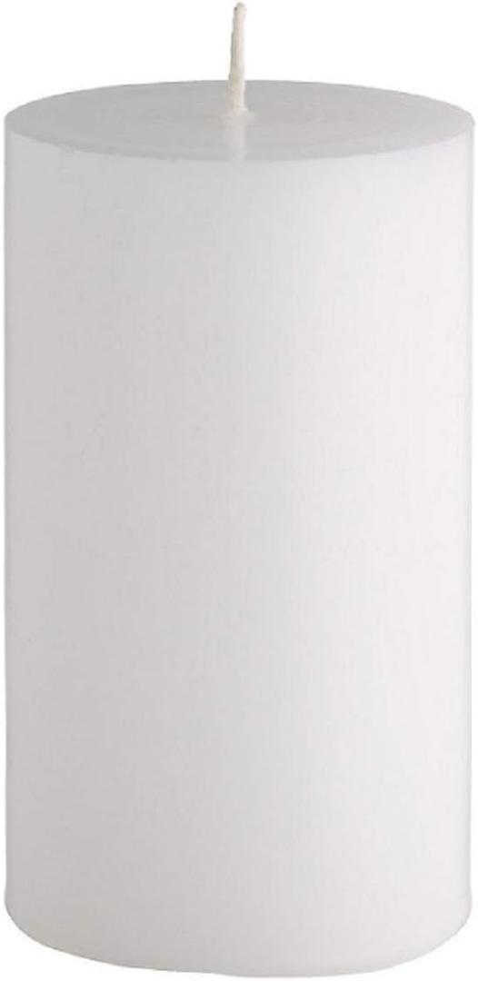 Unscented All Natural Pure Organic Vegan Dye Free Soy Wax 2 inches x 3.8 inches Pillar Candle set of 20