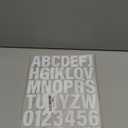 12 Sheets 588 Pieces Iron on Letters and Numbers for Clothing, 2 Inch Iron on Vinyl Letters with PU Heat Transfer Letters, A to Z, and 0-9 Iron on Alphabet Numbers for Jersey Fabric T-Shirt DIY Craft