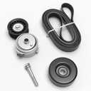 38103 Serpentine Belt Drive Component Kit, for Chevy C1500 C2500 C3500 K1500 K2500 K3500 1996-1999 (4.3L/5.0L/5.7L), Drive Belt Tensioner and Idler Pulley Belt Kit #10239670 38001 6PK2440