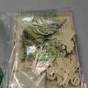 MACTING 27PCS Wooden Christmas Ornaments Unfinished Predrilled Natural Wood Slices DIY Blank Hanging Ornaments Kit for Crafts Centerpieces Christmas Tree Decorations, 9 Styles