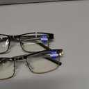 BLS 2.25 Businessman Rectangular Reading Glasses - Professional Durable Readers - Blue-Light Blocking Lenses