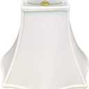 Royal Designs Fancy Square Bell Lamp Shade - White - 7 x 16 x 12.75
